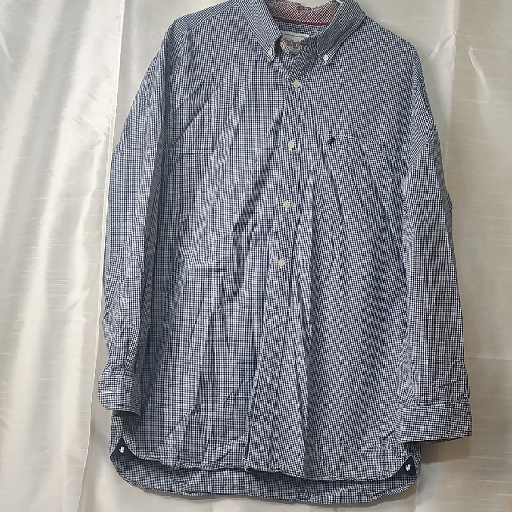 Stafford‎ Blue Casual Button Down Shirt